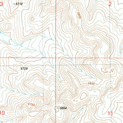United States Geological Survey Red Hill Ranch, AZ (1981, 24000-Scale) digital map