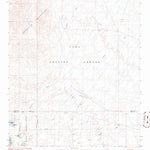 United States Geological Survey Red Hill SW, AZ-CA (1986, 24000-Scale) digital map