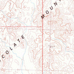 United States Geological Survey Red Hill SW, AZ-CA (1986, 24000-Scale) digital map