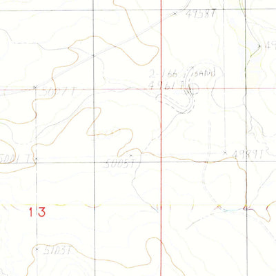 United States Geological Survey Red Hill, WY (1984, 24000-Scale) digital map