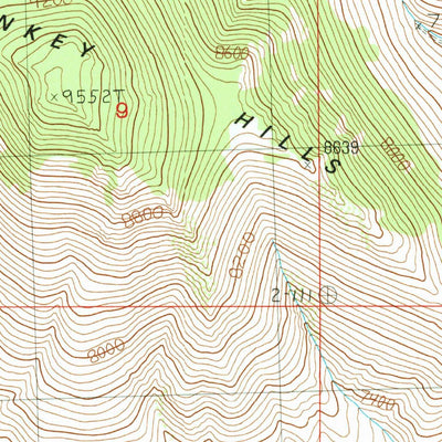 United States Geological Survey Red Hills, ID (1987, 24000-Scale) digital map