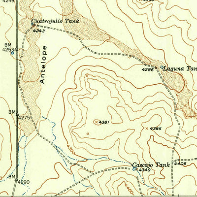 United States Geological Survey Red Hills, TX (1951, 62500-Scale) digital map