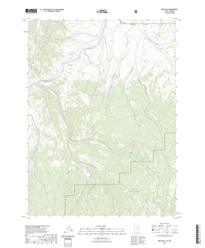 United States Geological Survey Red Hole, UT (2023, 24000-Scale) digital map