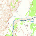 United States Geological Survey Red Horse Creek, OK (1973, 24000-Scale) digital map