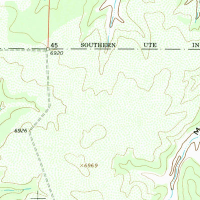 United States Geological Survey Red Horse Gulch, CO (1966, 24000-Scale) digital map