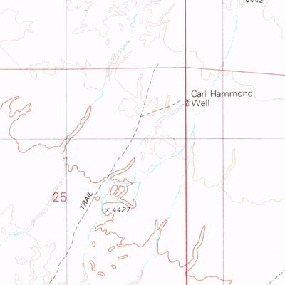 United States Geological Survey Red House Flat East, NV (1980, 24000-Scale) digital map