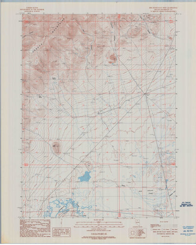 United States Geological Survey Red House Flat West, NV (1988, 24000-Scale) digital map
