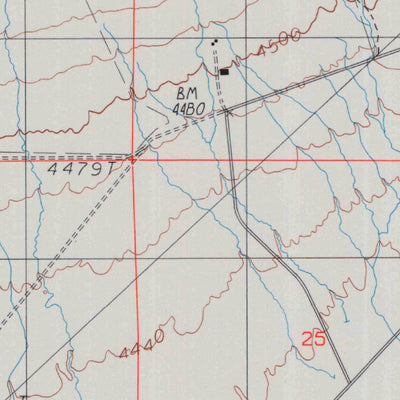 United States Geological Survey Red House Flat West, NV (1988, 24000-Scale) digital map
