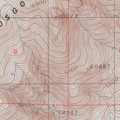 United States Geological Survey Red House Flat West, NV (1988, 24000-Scale) digital map