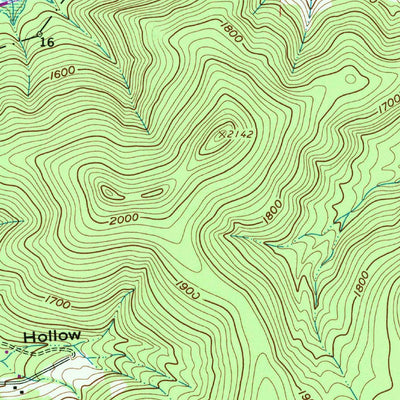 United States Geological Survey Red House, NY (1962, 24000-Scale) digital map