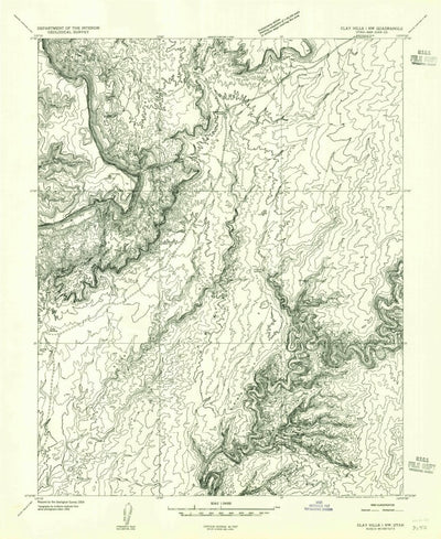 United States Geological Survey Red House Spring, UT (1954, 24000-Scale) digital map