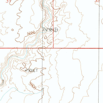 United States Geological Survey Red House Spring, UT (1987, 24000-Scale) digital map