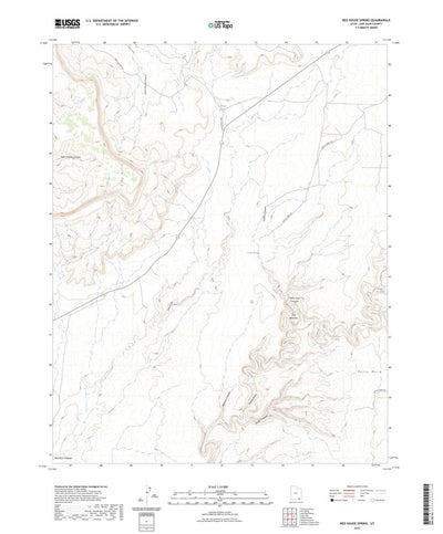 United States Geological Survey Red House Spring, UT (2023, 24000-Scale) digital map