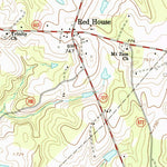 United States Geological Survey Red House, VA (1968, 24000-Scale) digital map