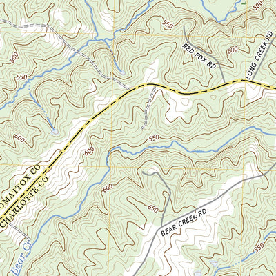 United States Geological Survey Red House, VA (2022, 24000-Scale) digital map