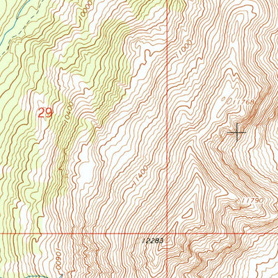 United States Geological Survey Red Knob, UT (1967, 24000-Scale) digital map