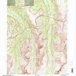 United States Geological Survey Red Knob, UT (1996, 24000-Scale) digital map