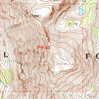 United States Geological Survey Red Knob, UT (1996, 24000-Scale) digital map