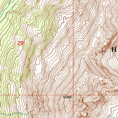 United States Geological Survey Red Knob, UT (1996, 24000-Scale) digital map