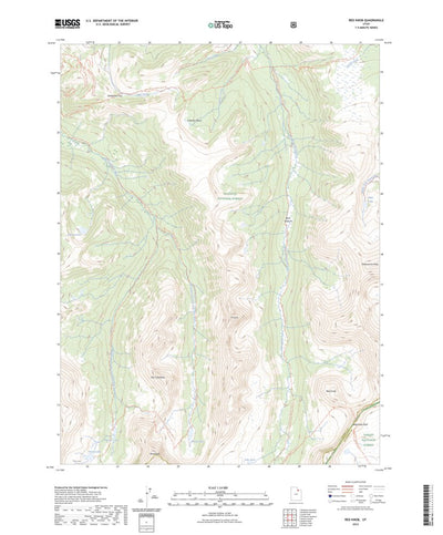 United States Geological Survey Red Knob, UT (2023, 24000-Scale) digital map