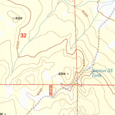 United States Geological Survey Red Knoll, AZ (1998, 24000-Scale) digital map