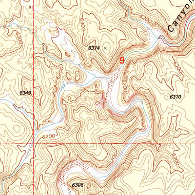 United States Geological Survey Red Knoll, AZ (1998, 24000-Scale) digital map