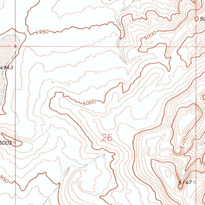 United States Geological Survey Red Knolls, UT (1972, 24000-Scale) digital map