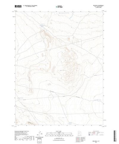 United States Geological Survey Red Knolls, UT (2023, 24000-Scale) digital map