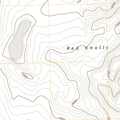 United States Geological Survey Red Knolls, UT (2023, 24000-Scale) digital map