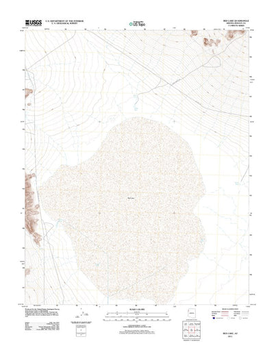 United States Geological Survey Red Lake, AZ (2011, 24000-Scale) digital map