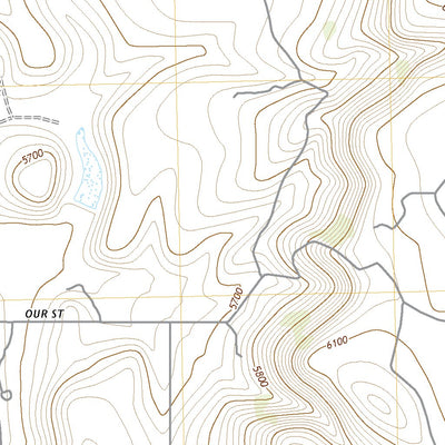 United States Geological Survey Red Lake Flat, AZ (2021, 24000-Scale) digital map