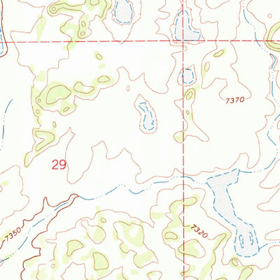 United States Geological Survey Red Lake Mission, NM (1967, 24000-Scale) digital map