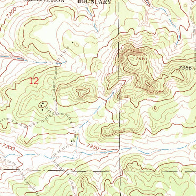 United States Geological Survey Red Lake Mission, NM (1967, 24000-Scale) digital map
