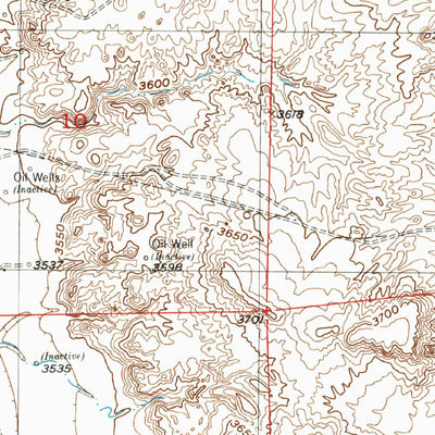 United States Geological Survey Red Lake, NM (1955, 24000-Scale) digital map