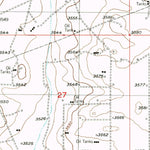 United States Geological Survey Red Lake SE, NM (1955, 24000-Scale) digital map