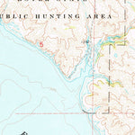 United States Geological Survey Red Lake West, SD (1974, 24000-Scale) digital map
