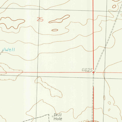 United States Geological Survey Red Lake, WY (1988, 24000-Scale) digital map