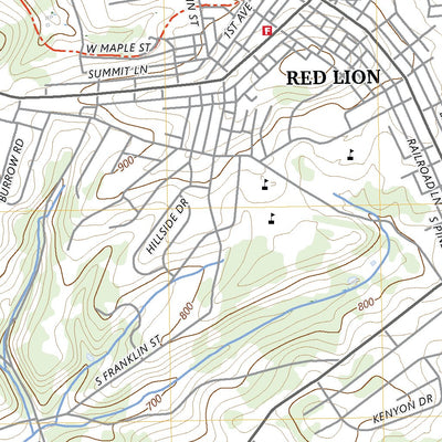 United States Geological Survey Red Lion, PA (2023, 24000-Scale) digital map
