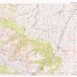 United States Geological Survey Red Lodge, MT-WY (1989, 100000-Scale) digital map