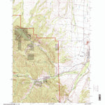 United States Geological Survey Red Lodge West, MT (1996, 24000-Scale) digital map