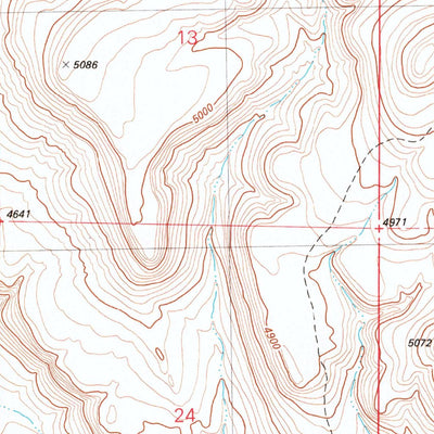 United States Geological Survey Red Lookout Butte, OR (1981, 24000-Scale) digital map