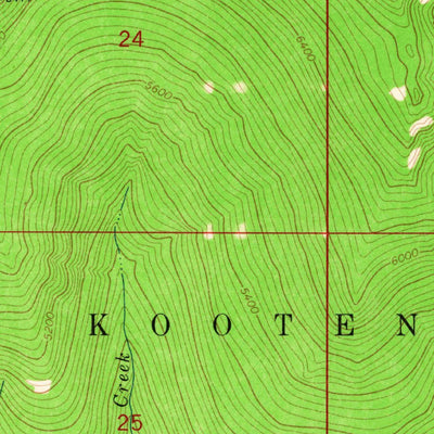 United States Geological Survey Red Meadow Lake, MT (1963, 24000-Scale) digital map