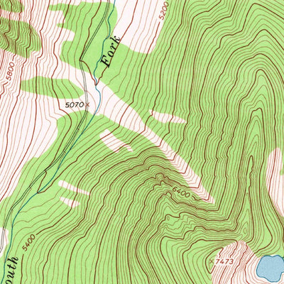 United States Geological Survey Red Meadow Lake, MT (1966, 24000-Scale) digital map