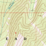 United States Geological Survey Red Meadow Lake, MT (1994, 24000-Scale) digital map