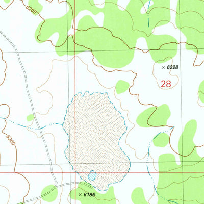 United States Geological Survey Red Mesa, AZ (1981, 24000-Scale) digital map