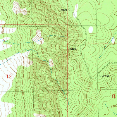 United States Geological Survey Red Mesa, AZ (1981, 24000-Scale) digital map