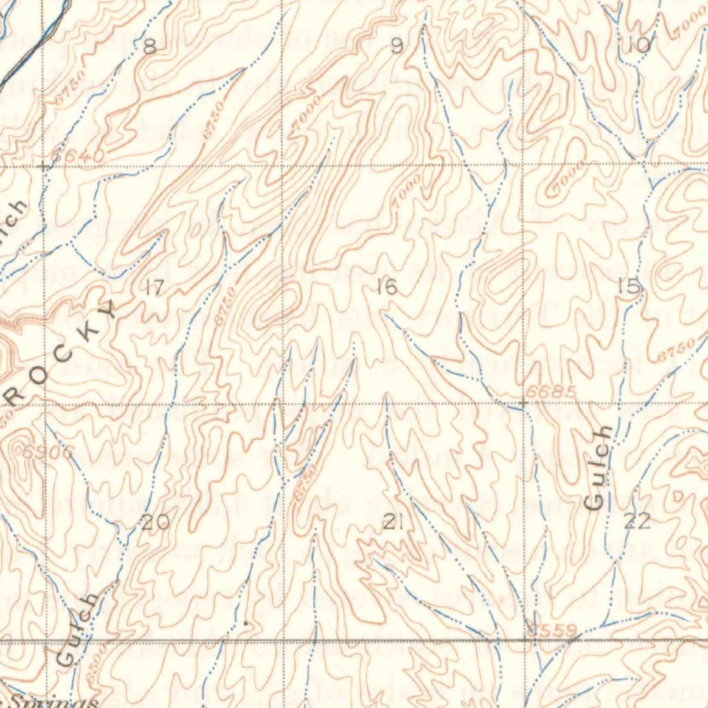 Red Mesa, CO-NM (1913, 62500-Scale) Map by United States Geological ...