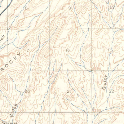 United States Geological Survey Red Mesa, CO-NM (1913, 62500-Scale) digital map