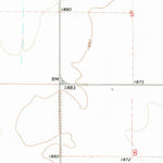 United States Geological Survey Red Mike Hill, ND (1969, 24000-Scale) digital map