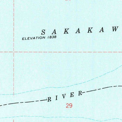 United States Geological Survey Red Mike Hill, ND (1969, 24000-Scale) digital map
